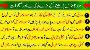 Surah Muzammil ke fadail